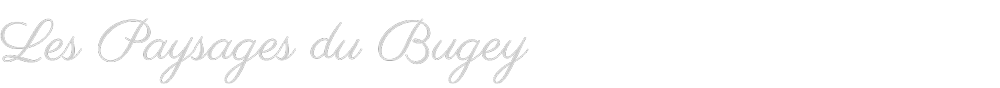 Les paysages du Bugey